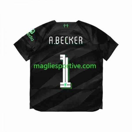 Completo Calcio Liverpool A.Becker 1 Portiere Divisa Trasferta 2023-2024